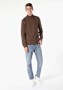 thumb-Afficher les détails de Pull Marron Regular Fit   Homme