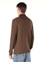 thumb-Afficher les détails de Pull Marron Regular Fit   Homme