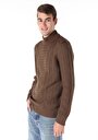 thumb-Afficher les détails de Pull Marron Regular Fit   Homme