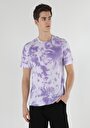 thumb-Afficher les détails de T-shirt À Manches Courtes Violet Comfort Fit  Homme