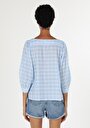 thumb-Afficher les détails de Chemise À Manches Longues Bleu Regular Fit   Femme