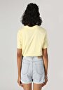 thumb-Afficher les détails de T-shirt À Manches Courtes Jaune Regular Fit  Femme