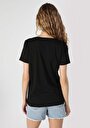 thumb-Afficher les détails de T-shirt À Manches Courtes Noir Regular Fit  Femme