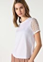 thumb-Afficher les détails de T-shirt À Manches Courtes Blanc Regular Fit  Femme
