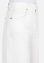 thumb-Afficher les détails de 850 Jenny Pantalon Blanc Tapered Leg High Rise En Jean Balloon Fit Femme