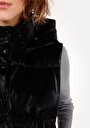 thumb-Afficher les détails de Gilet Noir Regular Fit Femme