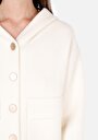 thumb-Afficher les détails de Cardigan Tricot Blanc Regular Fit Femme