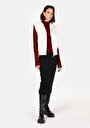 thumb-Afficher les détails de Cardigan Tricot Ecru Regular Fit Femme