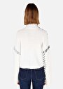 thumb-Afficher les détails de Pull Blanc Regular Fit Manches Longues  Femme