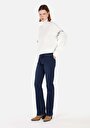 thumb-Afficher les détails de Pull Blanc Regular Fit Manches Longues  Femme