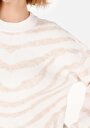 thumb-Afficher les détails de Pull Blanc Regular Fit Manches Longues  Femme