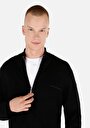 thumb-Afficher les détails de Cardigan Tricot Noir Regular Fit Homme