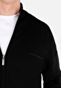 thumb-Afficher les détails de Cardigan Tricot Noir Regular Fit Homme