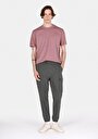 thumb-Afficher les détails de Pantalon Kaki Lastikli Medium Rise En Nylon Slim Fit Homme