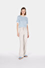 thumb-Afficher les détails de Tricoter Blanc Slim Fit  Femme