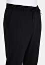 thumb-Afficher les détails de Pantalon Noir Uzun Medium Rise En Uni Slim Fit Homme