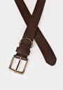 thumb-Afficher les détails de Ceinture Marron Modern Fit Femme