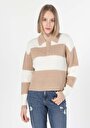 thumb-Afficher les détails de Pull Ecru Regular Fit   Femme
