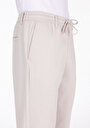 thumb-Afficher les détails de Pantalon Beige Uzun Medium Rise En Uni Slim Fit Homme