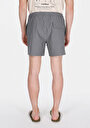 thumb-Afficher les détails de Short De Bain Noir Slim Fit Doublé Homme