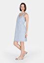 thumb-Afficher les détails de Robe  Regular Fit Sans Manches Mdi Jean Femme