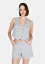 thumb-Afficher les détails de Gilet  Slim Fit Femme
