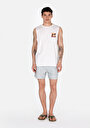 thumb-Afficher les détails de Short De Bain Vert Slim Fit Doublé Homme