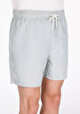 thumb-Afficher les détails de Short De Bain Vert Slim Fit Doublé Homme