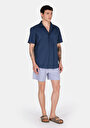 thumb-Afficher les détails de Short De Bain Marine Slim Fit Doublé Homme