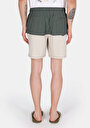 thumb-Afficher les détails de Short De Bain Kaki Slim Fit Doublé Homme