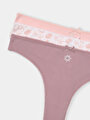 thumb-Afficher les détails de Sous-vêtements Multicolou Comfort Fit  Femme