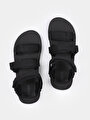 thumb-Afficher les détails de Sandales Noir Modern Fit Homme