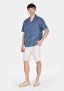 thumb-Afficher les détails de Chemise À Manches Courtes  Rayé Oversize Fit Homme
