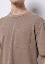 thumb-Afficher les détails de T-shirt À Manches Courtes Marron Comfort Fit Droit Homme