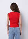 thumb-Afficher les détails de Rouge Slim Fit Femme
