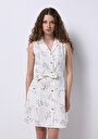 thumb-Afficher les détails de Robe Ecru Regular Fit    Femme