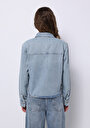thumb-Afficher les détails de Chemise À Manches Longues  Regular Fit Droit Jean Femme