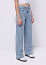 thumb-Afficher les détails de 970 Berry Pantalon    En Jean Regular Fit Femme