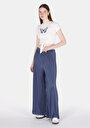 thumb-Afficher les détails de Pantalon De Survêtement Bleu Regular Fit Femme