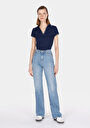 thumb-Afficher les détails de 791 Monica Pantalon    En Jean Regular Fit Femme