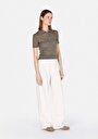 thumb-Afficher les détails de Tricot Vert Slim Fit  Femme