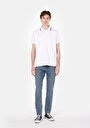 thumb-Afficher les détails de Blanc Homme T-shirt Polo À Manches Courtes