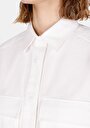 thumb-Afficher les détails de Chemise À Manches Courtes Blanc Droit Regular Fit Femme