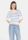 thumb-Afficher les détails de Tricot Blanc Regular Fit  Femme