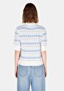 thumb-Afficher les détails de Tricot Blanc Regular Fit  Femme