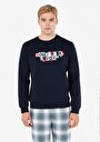 thumb-Afficher les détails de Pull-over Marine Regular Fit  Homme