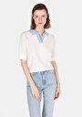 thumb-Afficher les détails de Tricot Blanc Regular Fit  Femme
