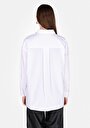thumb-Afficher les détails de Chemise À Manches Longues Blanc Regular Fit Droit Uni Femme