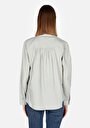 thumb-Afficher les détails de Chemise À Manches Longues Vert Regular Fit Droit Uni Femme