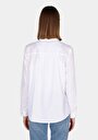 thumb-Afficher les détails de Chemise À Manches Longues Blanc Regular Fit Droit Uni Femme